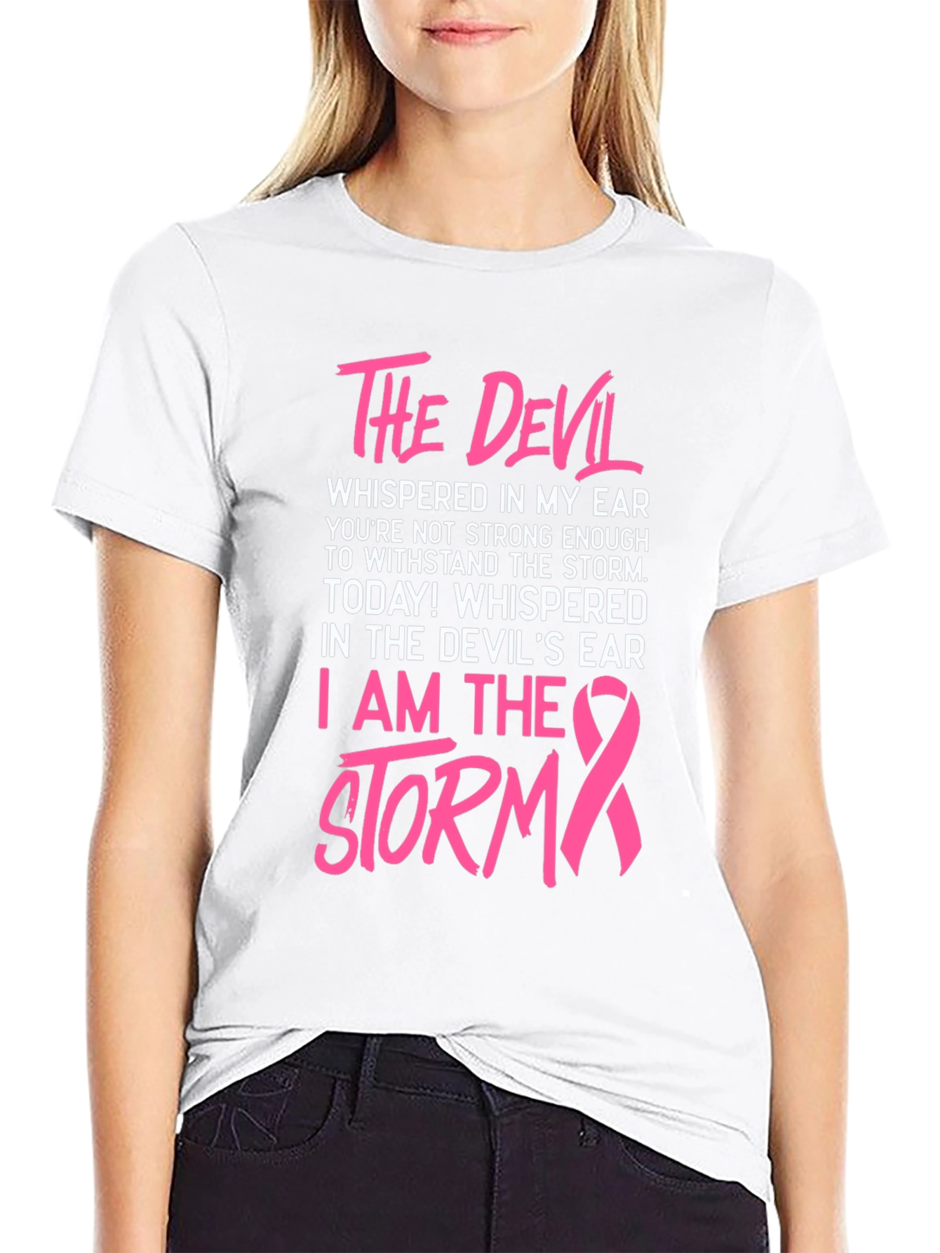The Devil Whispered Graphic T-Shirt
