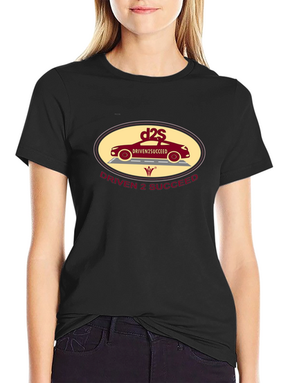 Driven 2 Succeed T-Shirt - Black Car Graphic