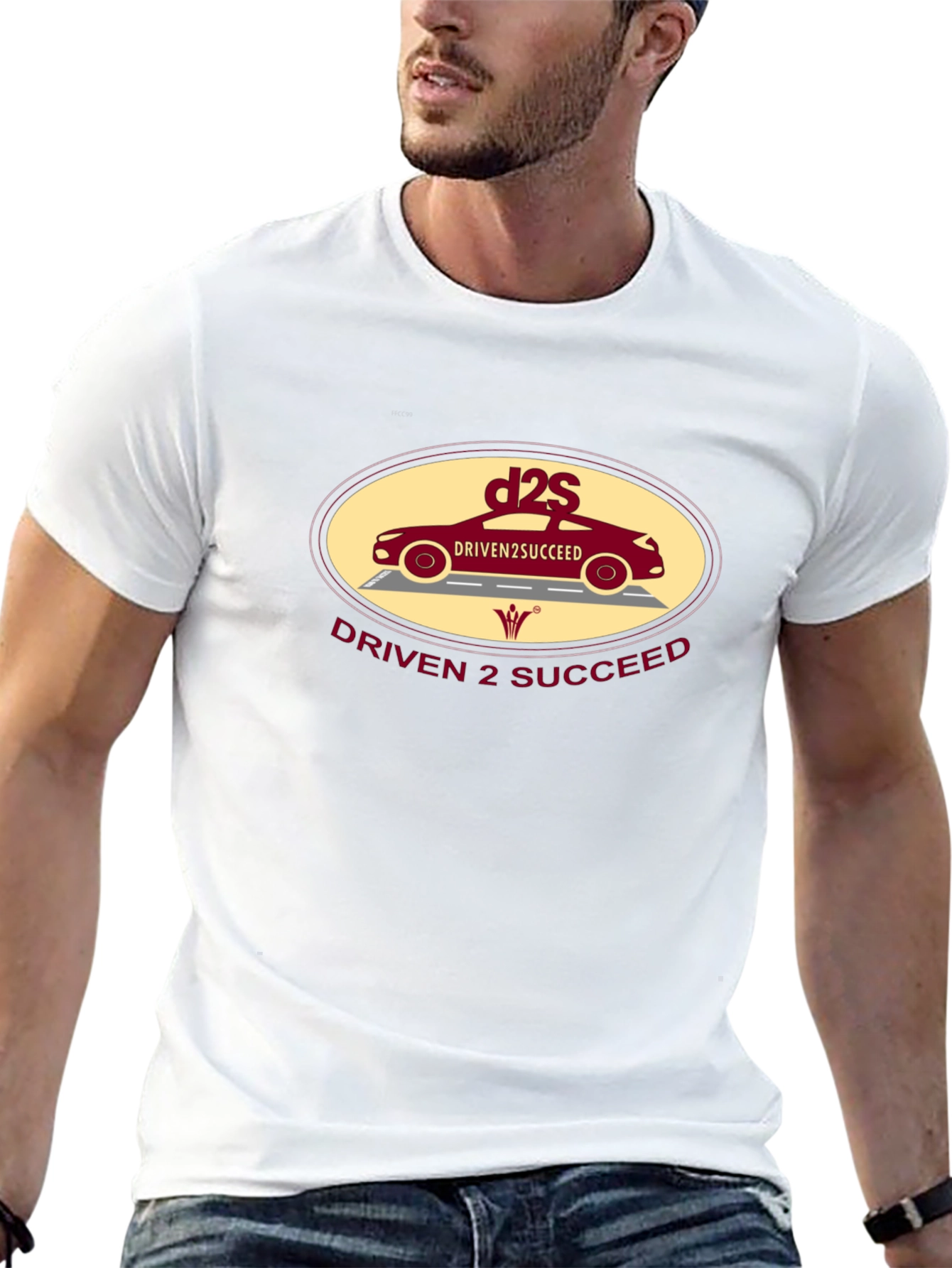 Driven 2 Succeed T-Shirt - Black Car Graphic