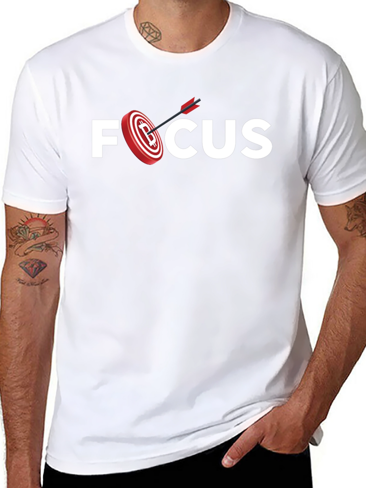 Focus Bitcoin Bullseye T-Shirt