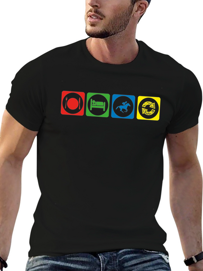 Eat Sleep Race Repeat Graphic Tee