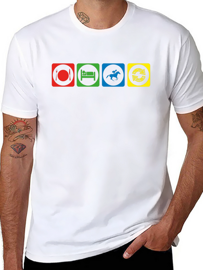 Eat Sleep Race Repeat Graphic Tee