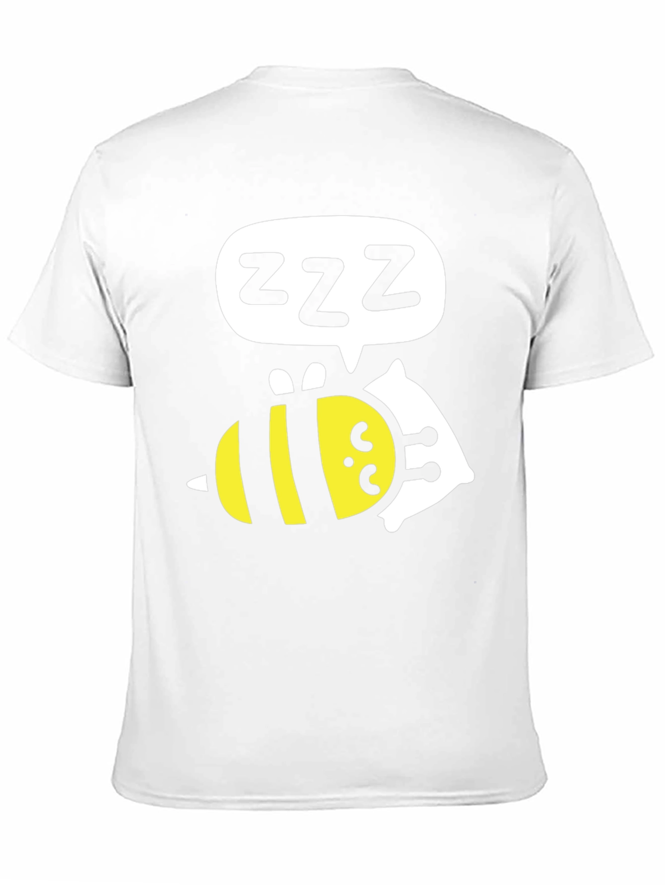 Sleeping Bee T-Shirt - Funny Cartoon Graphic Tee