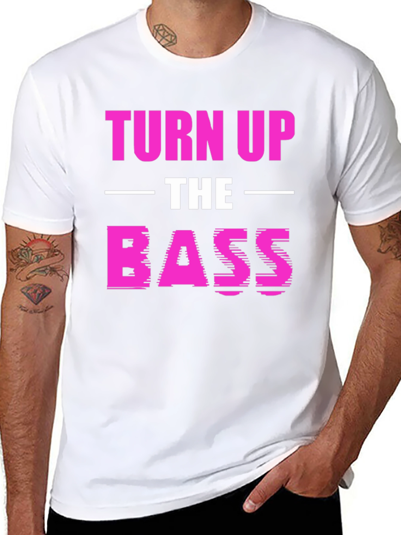 Turn Up The Bass Graphic T-Shirt