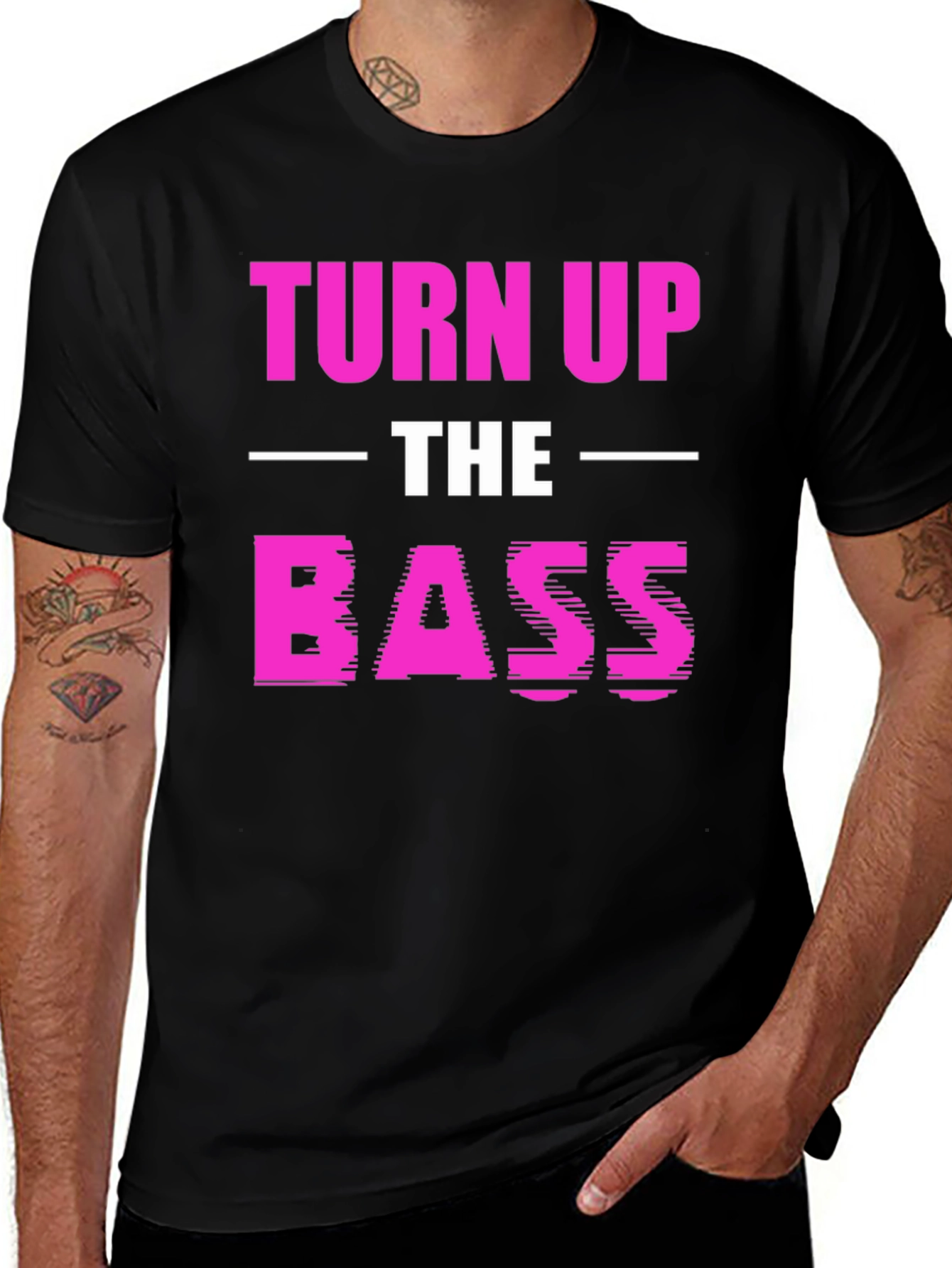 Turn Up The Bass Graphic T-Shirt