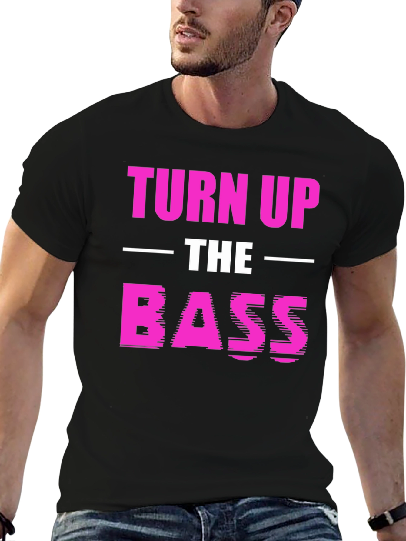 Turn Up The Bass Graphic T-Shirt
