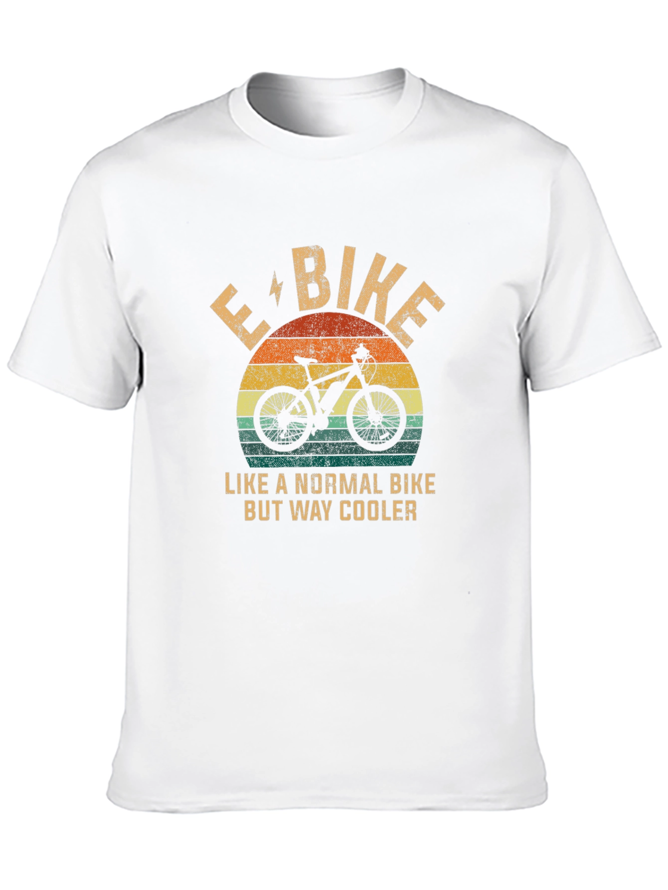 E-Bike Retro T-Shirt - Cooler Than Normal Bike