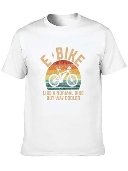 E-Bike Retro T-Shirt - Cooler Than Normal Bike