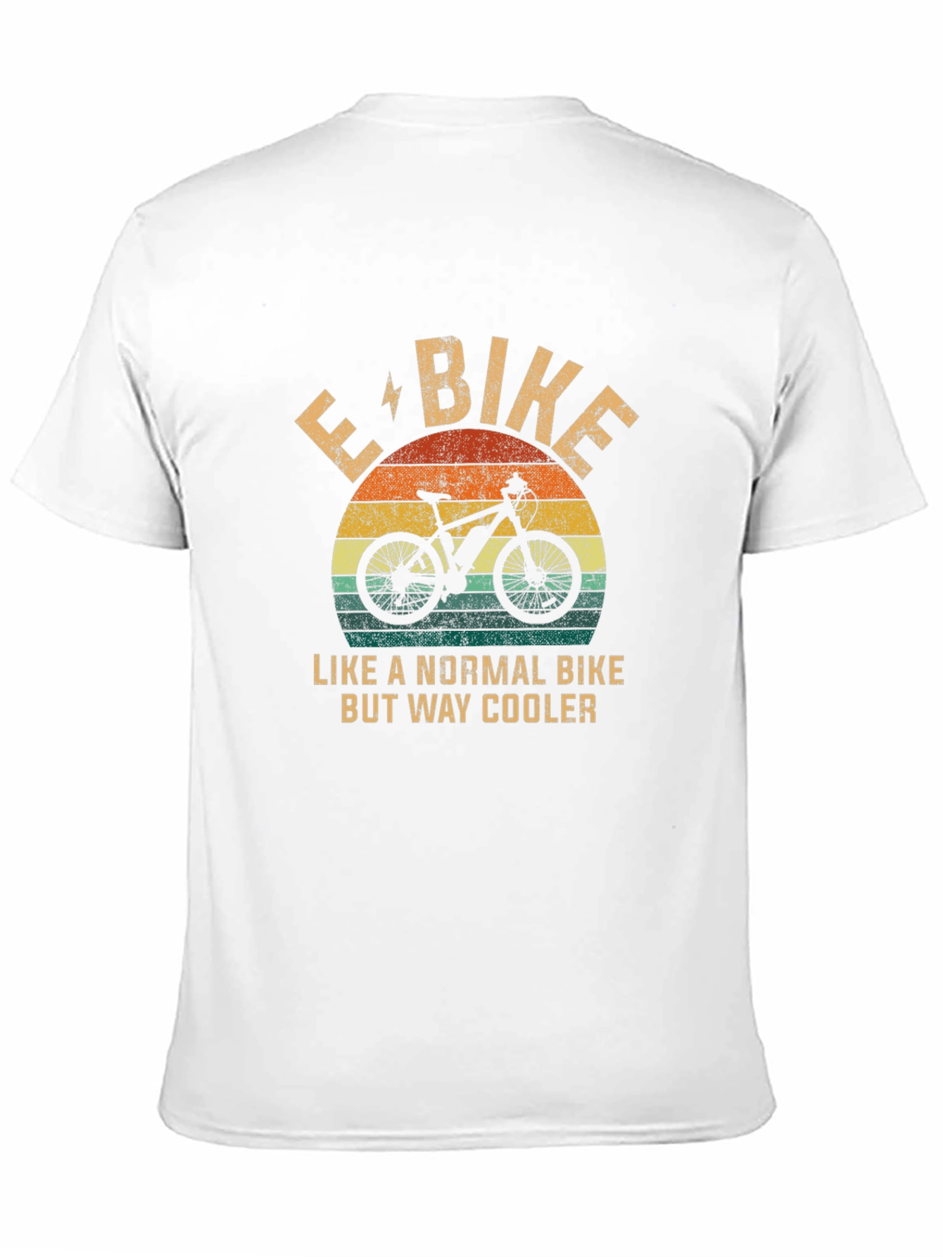 E-Bike Retro T-Shirt - Cooler Than Normal Bike