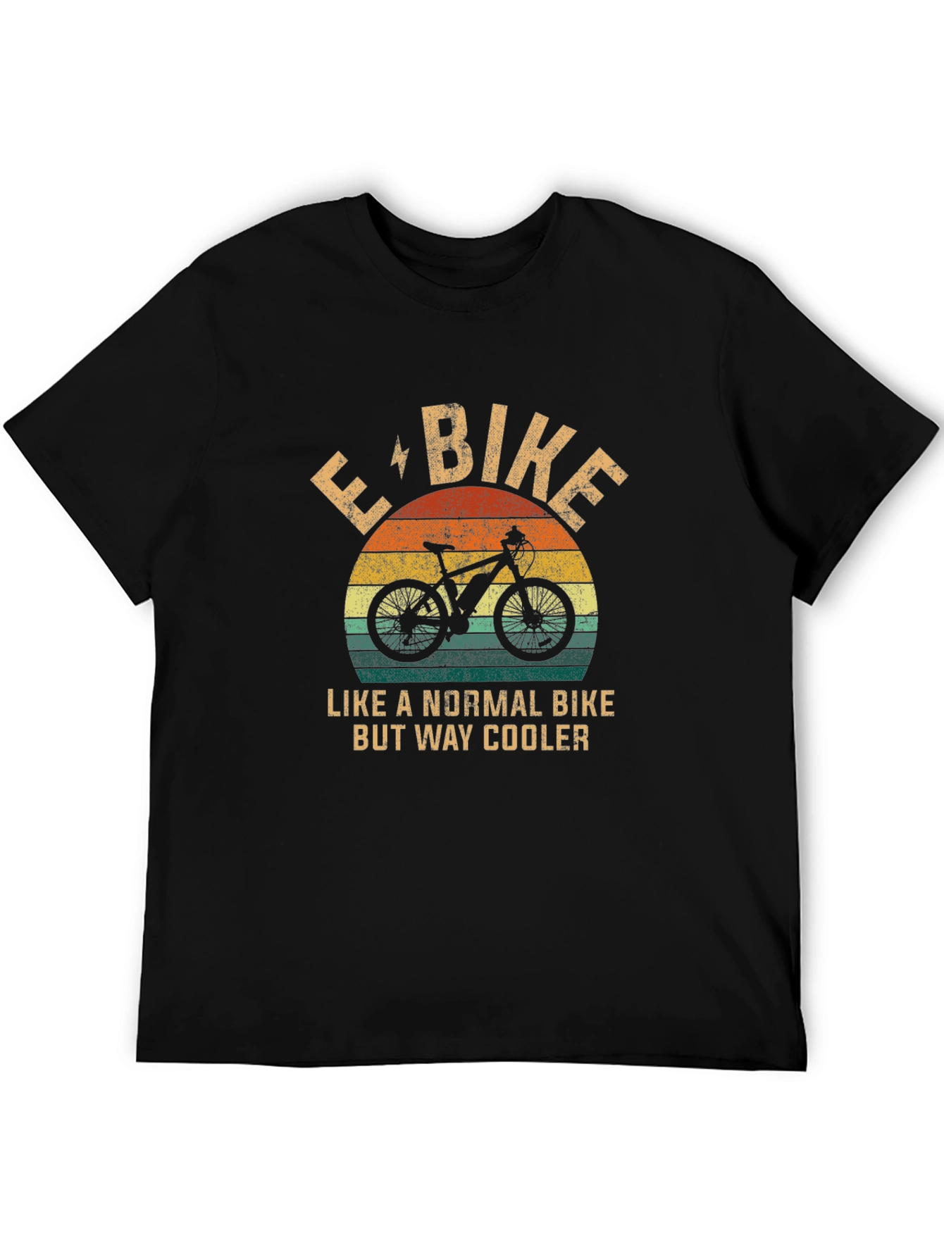 E-Bike Retro T-Shirt - Cooler Than Normal Bike