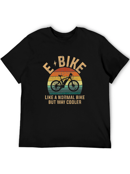 E-Bike Retro T-Shirt - Cooler Than Normal Bike