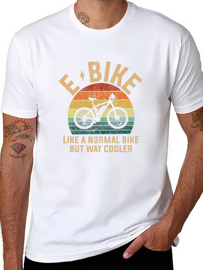 E-Bike Retro T-Shirt - Cooler Than Normal Bike