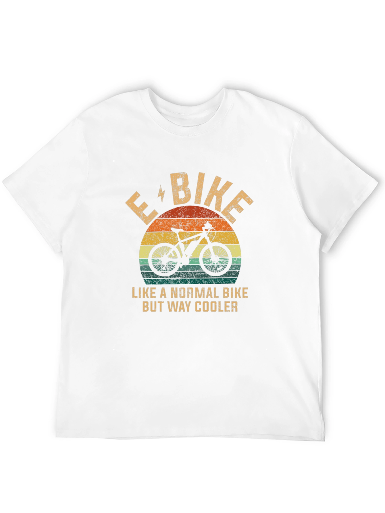 E-Bike Retro T-Shirt - Cooler Than Normal Bike