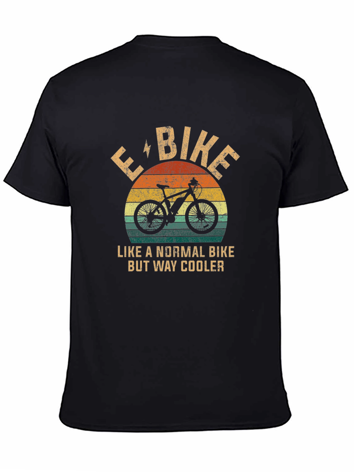 E-Bike Retro T-Shirt - Cooler Than Normal Bike