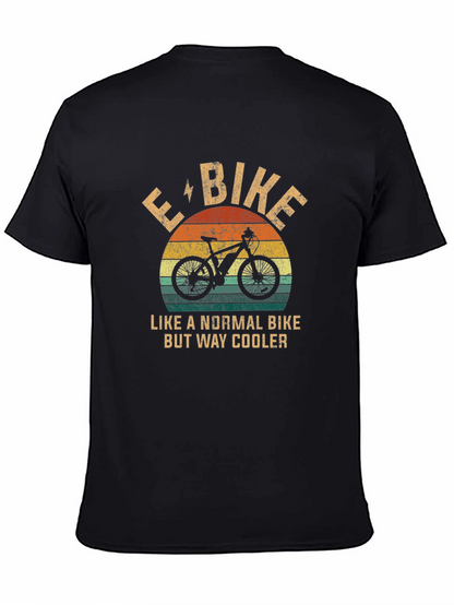 E-Bike Retro T-Shirt - Cooler Than Normal Bike