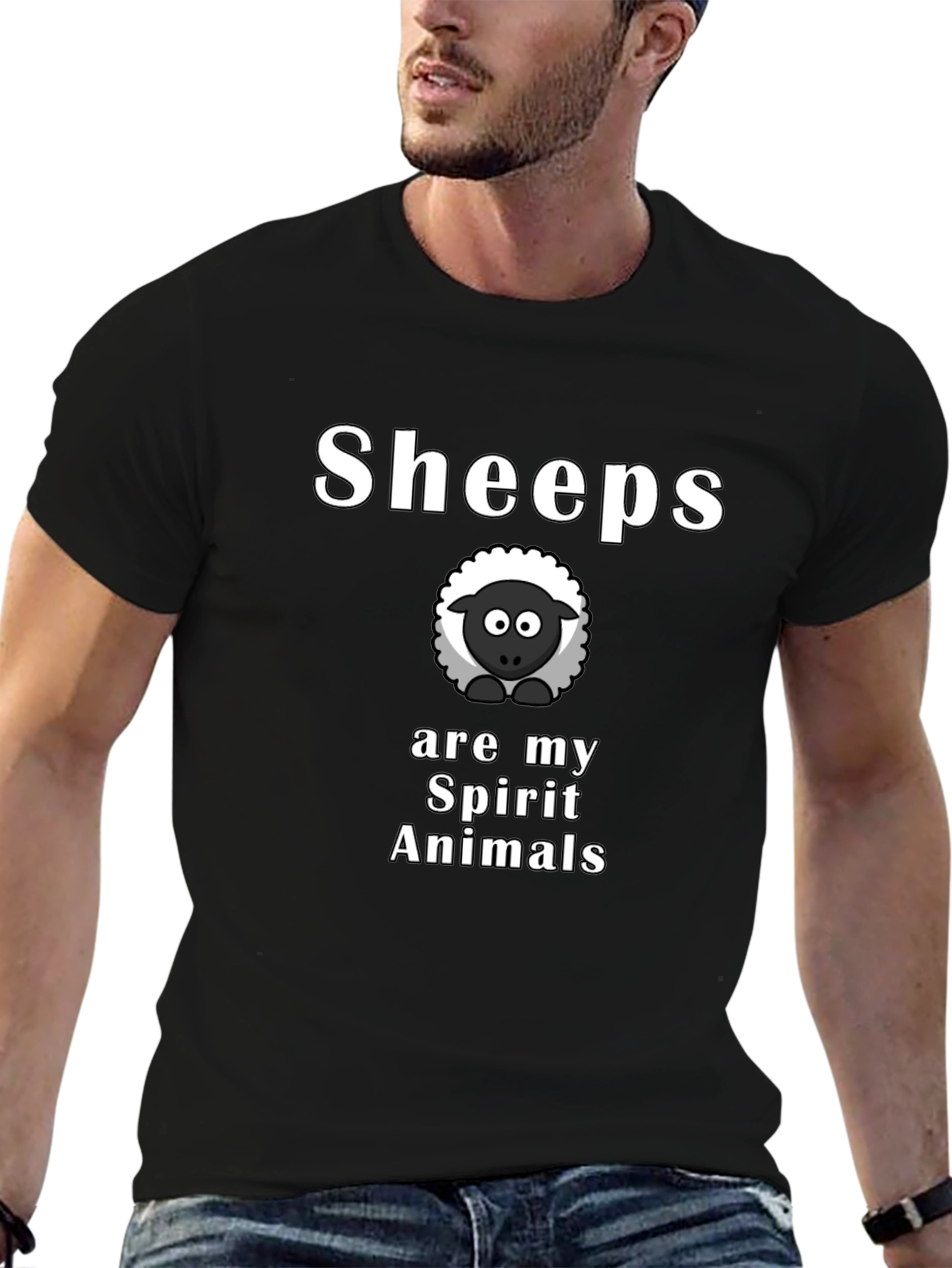 Sheep Spirit Animal Graphic Tee