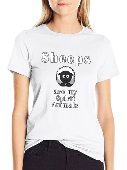 Sheep Spirit Animal Graphic Tee