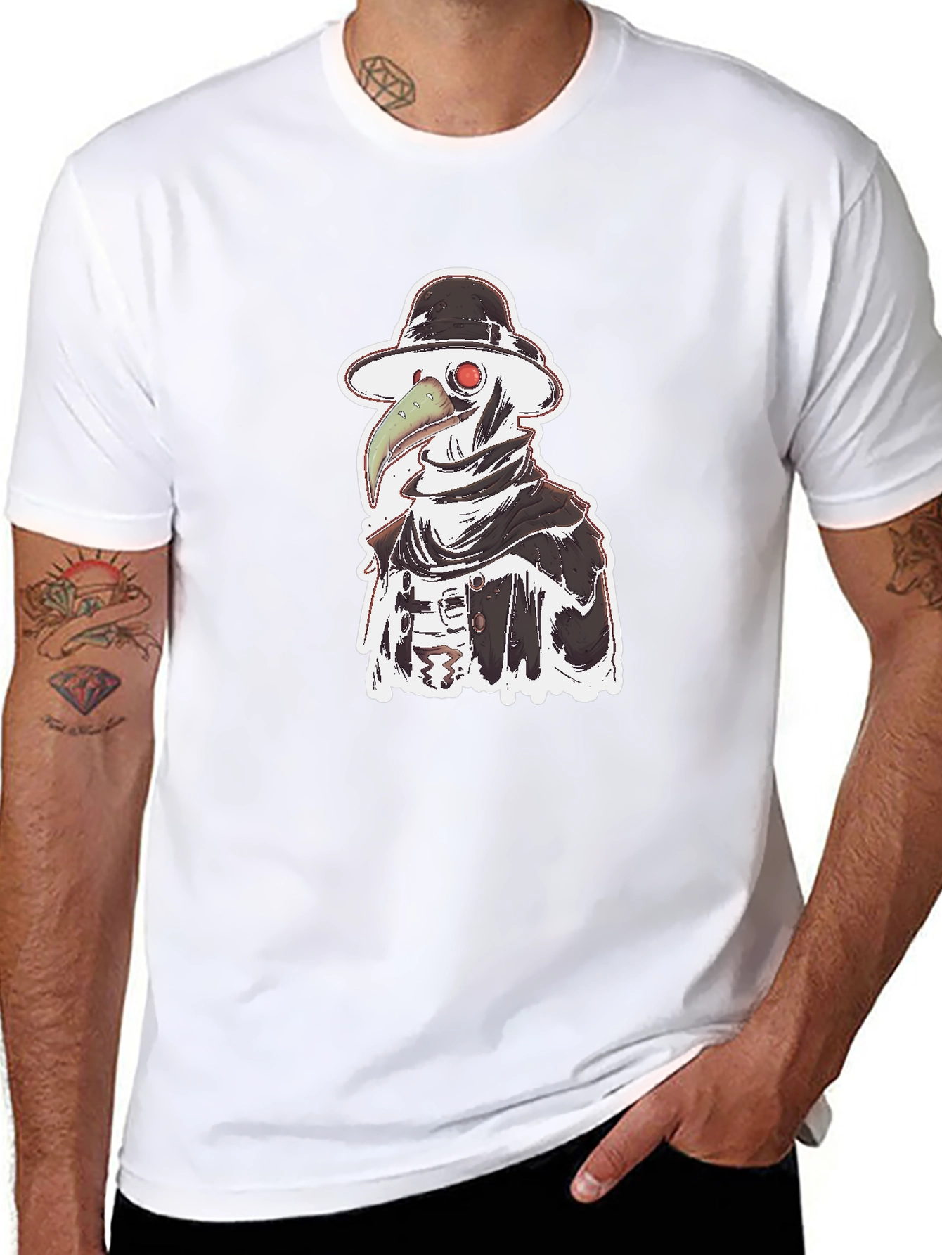Plague Doctor T-Shirt - Unique Graphic Tee