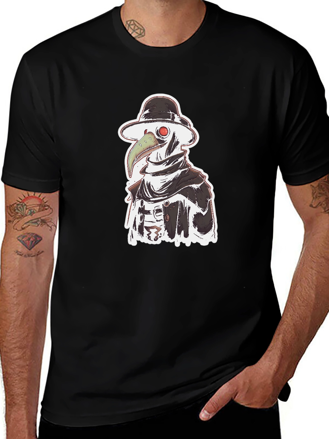 Plague Doctor T-Shirt - Unique Graphic Tee