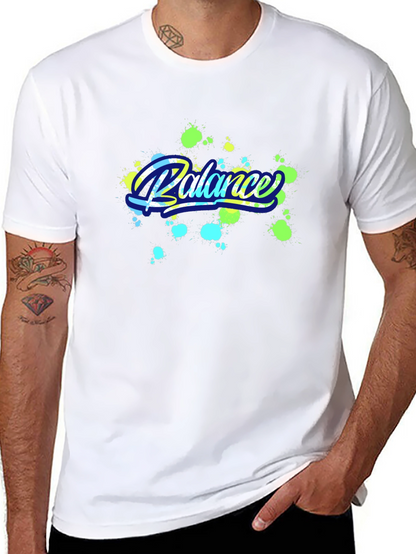 Balance Graphic Black T-Shirt