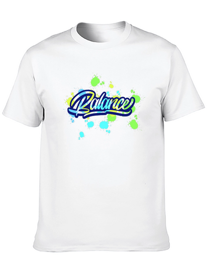 Balance Graphic Black T-Shirt
