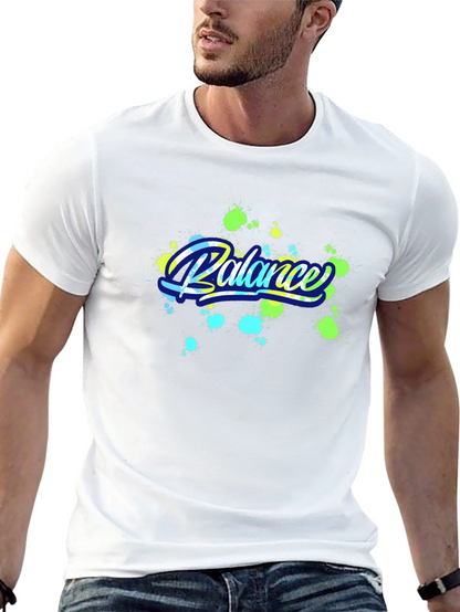 Balance Graphic Black T-Shirt