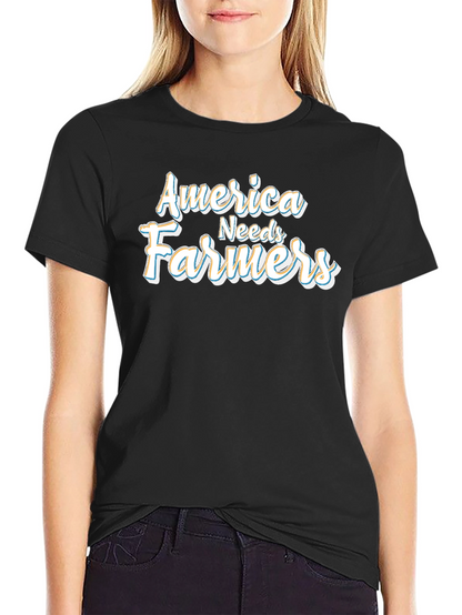 America Needs Farmers Graphic Tee