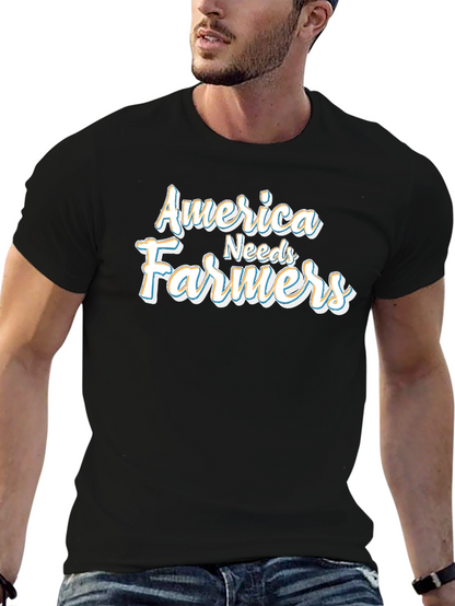 America Needs Farmers Graphic Tee