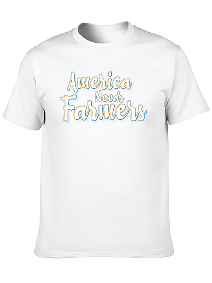 America Needs Farmers Graphic Tee