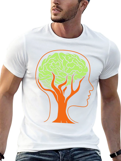 Brain Tree Graphic Tee - Unique Design!