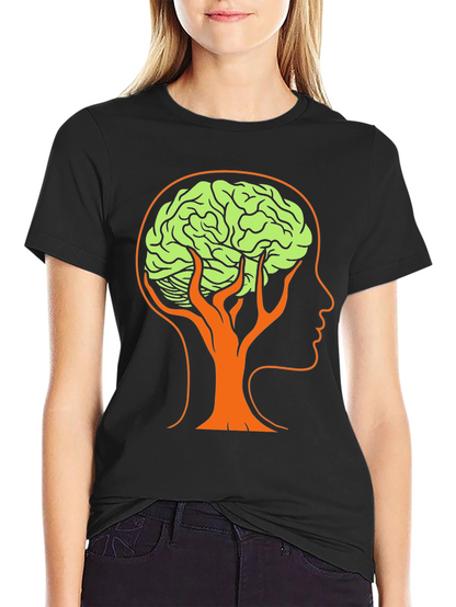 Brain Tree Graphic Tee - Unique Design!