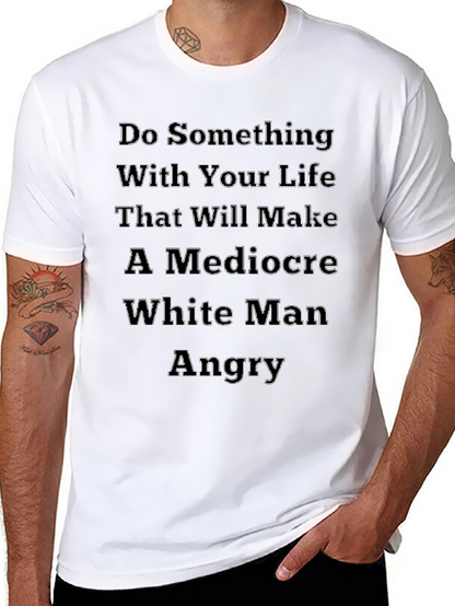 Provocative Slogan Graphic Tee