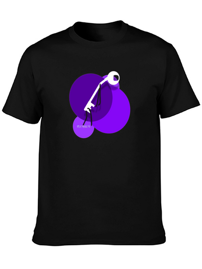 Abstract Key Graphic T-Shirt
