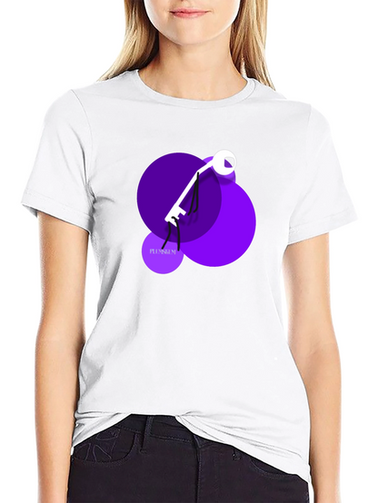 Abstract Key Graphic T-Shirt