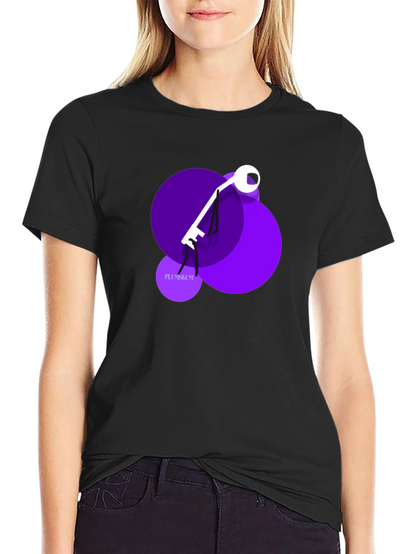 Abstract Key Graphic T-Shirt