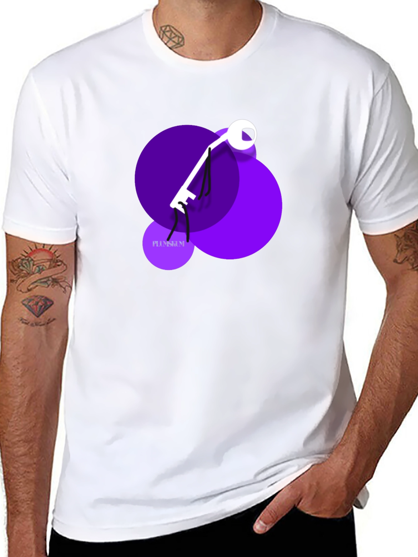 Abstract Key Graphic T-Shirt