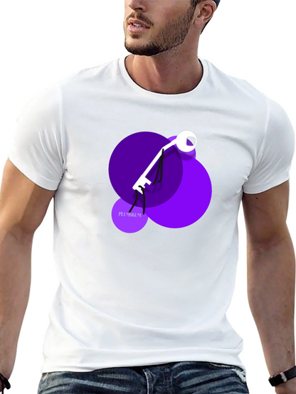 Abstract Key Graphic T-Shirt