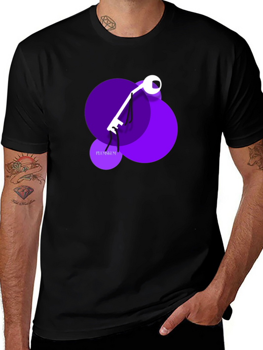 Abstract Key Graphic T-Shirt