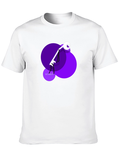 Abstract Key Graphic T-Shirt