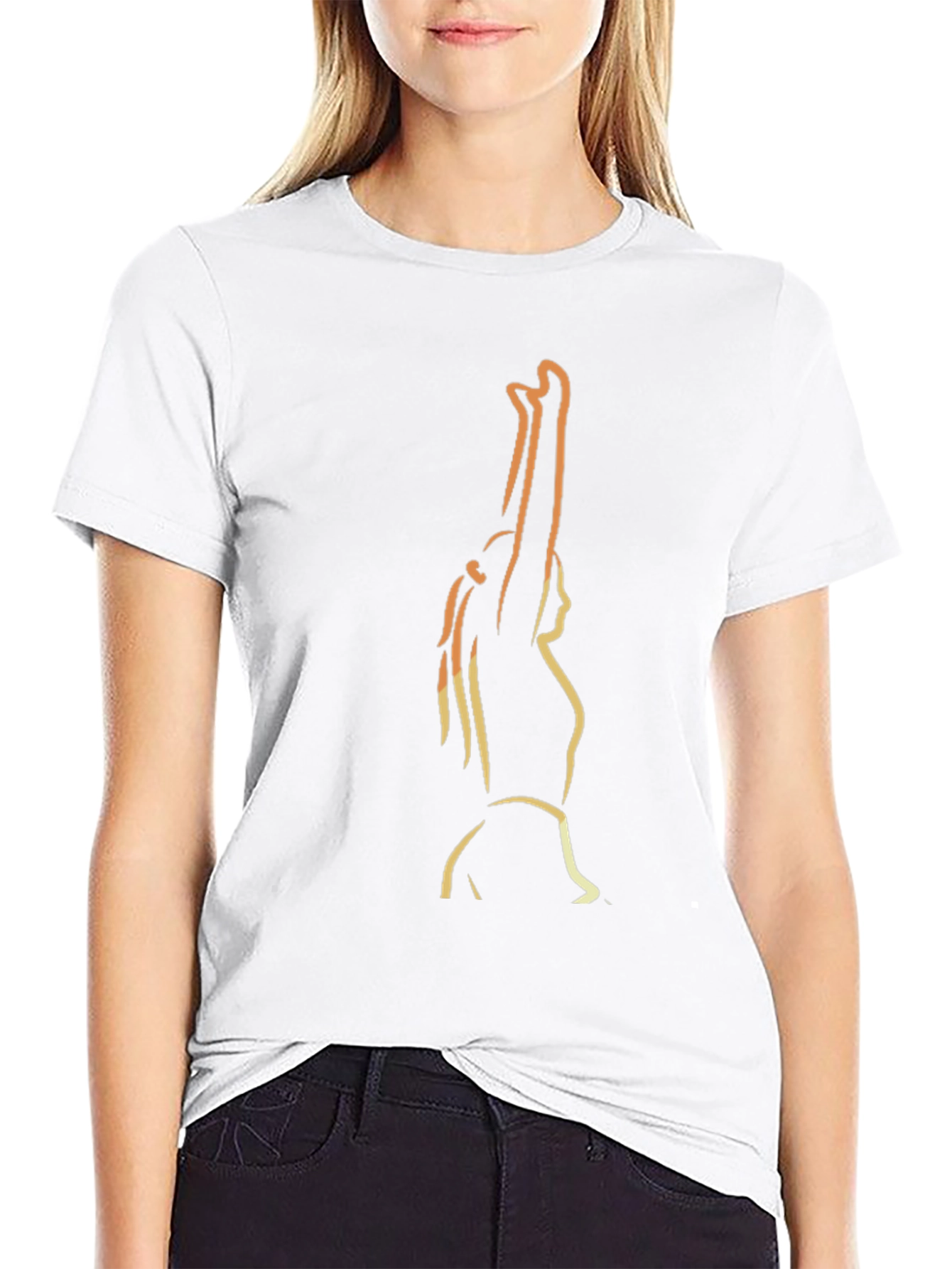 Silhouette Graphic Tee - Black