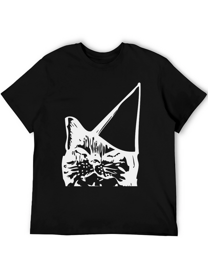 Cat Head Silhouette T-Shirt