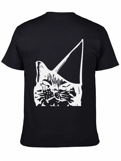 Cat Head Silhouette T-Shirt