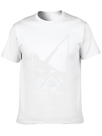 Cat Head Silhouette T-Shirt