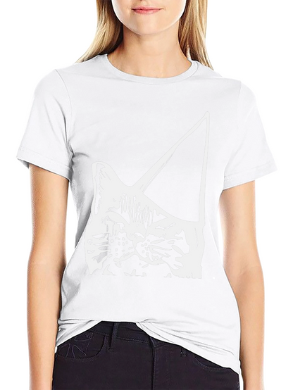 Cat Head Silhouette T-Shirt