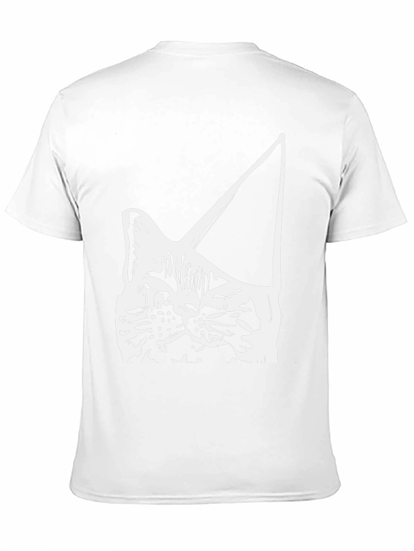 Cat Head Silhouette T-Shirt