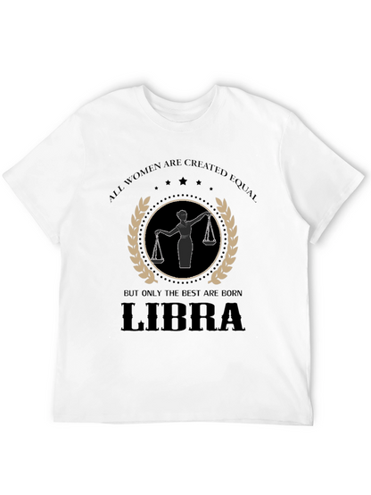Libra Womens Graphic T-Shirt - Zodiac Birthday Gift