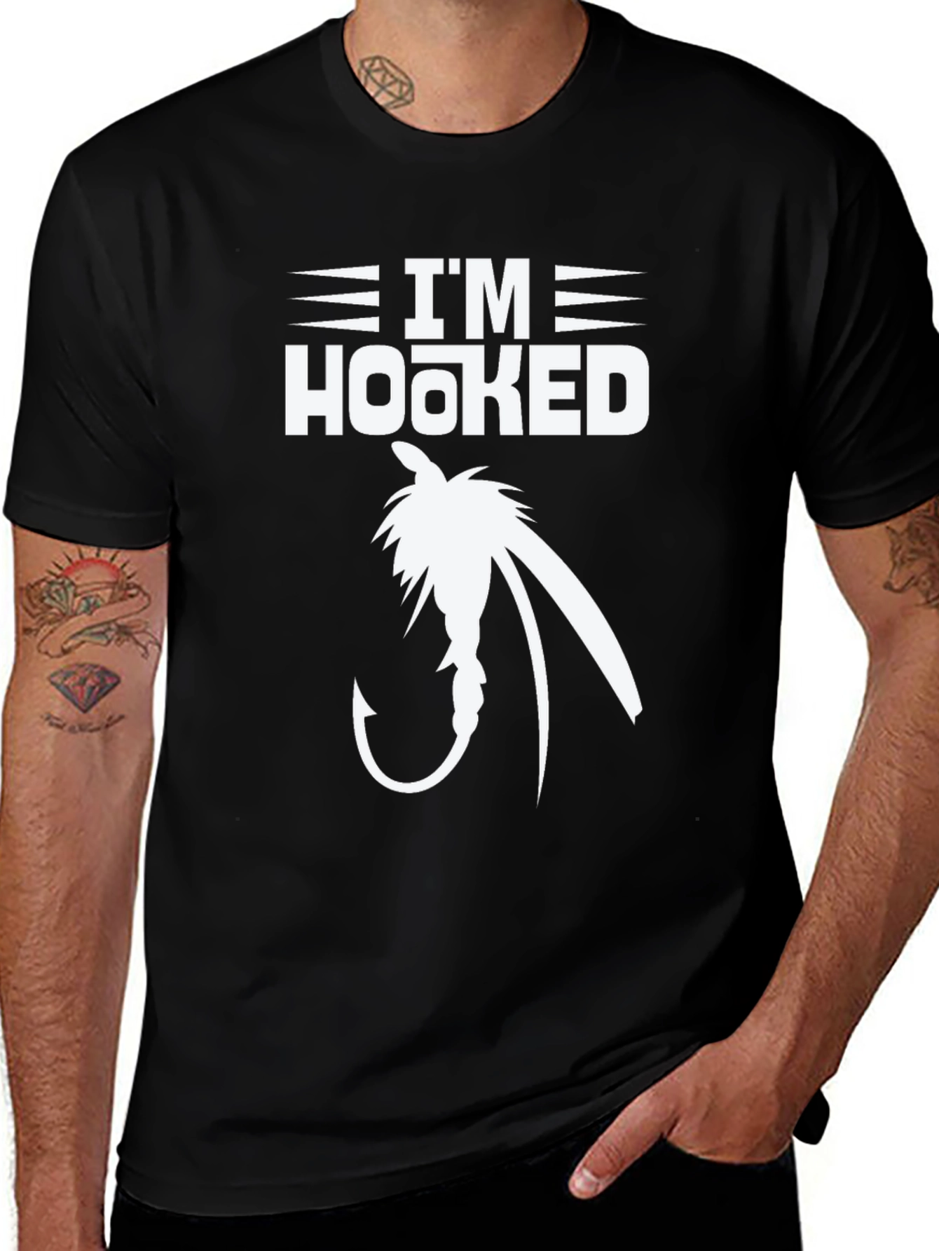 Im Hooked T-Shirt: Fishing Graphic Tee
