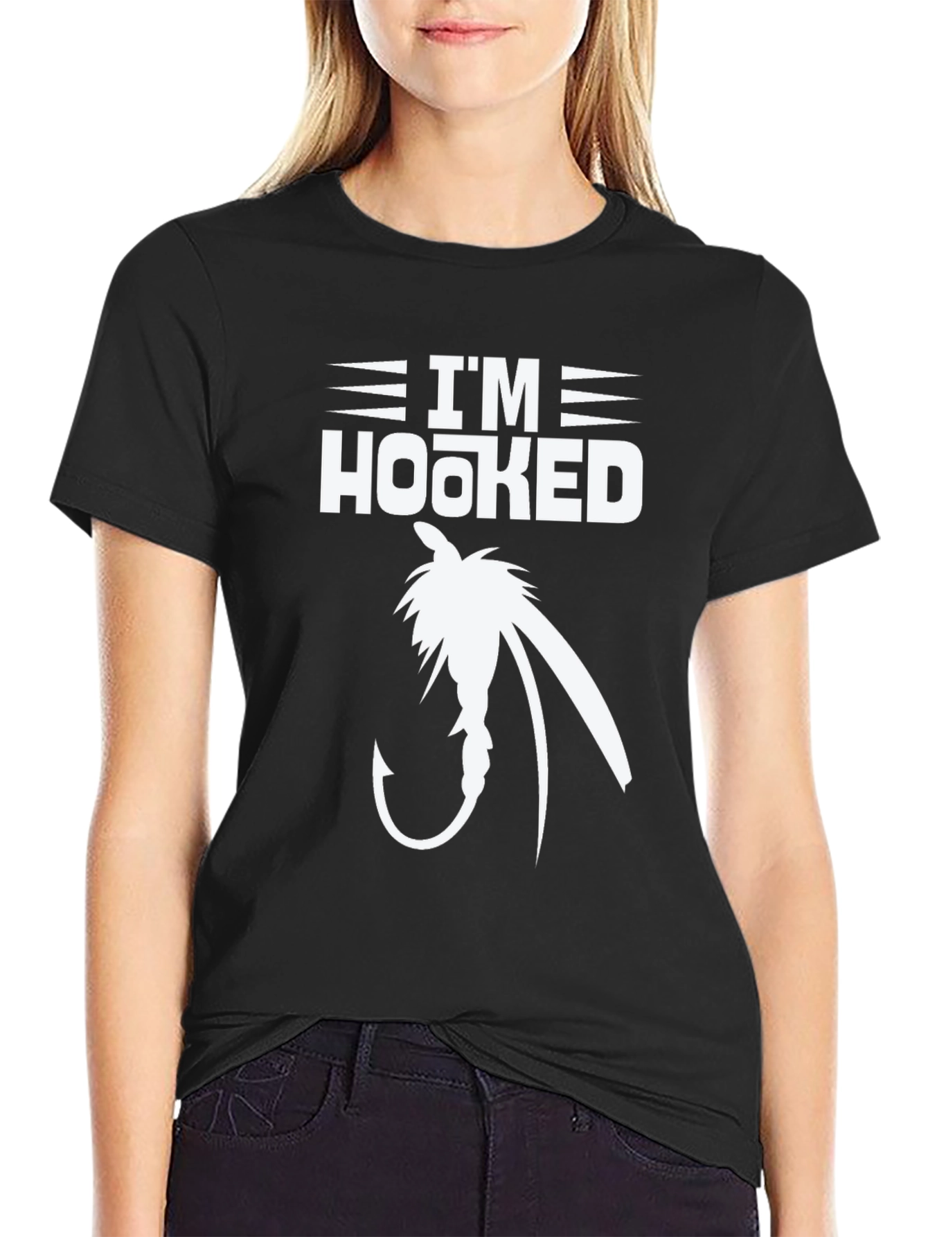 Im Hooked T-Shirt: Fishing Graphic Tee