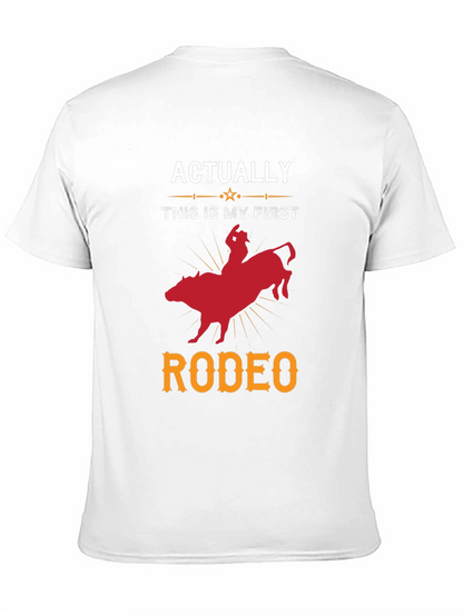 Funny First Rodeo T-Shirt - Bull Riding Tee