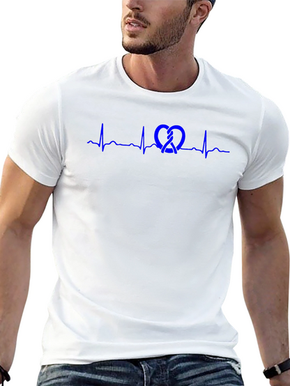Pretzel Heartbeat Graphic Tee - Stylish Casual Wear